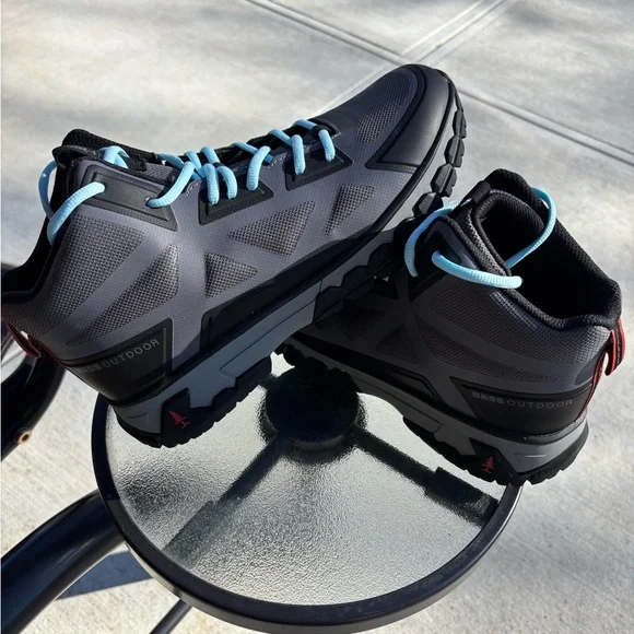 GH Bass Outdoor Boots with Light Blue Accents New With Tags 99.00 - Picture 4 of 14